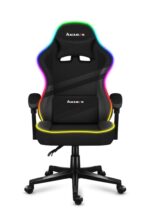 Huzaro Force 4.4 Artificial Leather Gaming Chair with RGB Lighting Black - Image 5