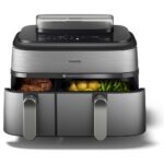 Philips Air Fryer with Double Detachable Bucket 9lt Silver NA555/00 - Image 3