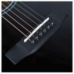 V-tone Semi-Acoustic Guitar Cutaway Black / Spruce - Image 13