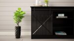 Chest of drawers 160x80x35 GRANERO black/black gloss - Image 6