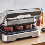 Tefal OptiGrill 2in1 Sandwich Maker Grill with Removable Plates 2100W Gray - Image 3