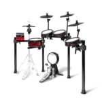 Alesis Electronic Drums Nitro Ultimate In Black Colour With Stool Headphones & Drumsticks - Image 3