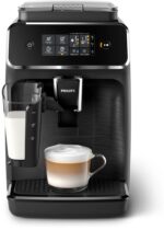 Philips Series 2200 Automatic Espresso Machine 1500W Pressure 15bar for Cappuccino with Grinder Black - Image 2