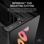 Corsair Frame 4500X RS-R ARGB Gaming Midi Tower Computer Case with Side Window Black - Image 2