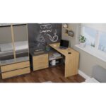 Desk Dany Wooden Brown 120x50cm - Image 6