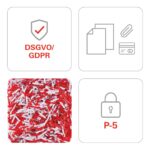 HSM Pure 420 11-Sheet Paper Shredder - Image 6
