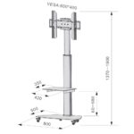 Techly ICA-TR3SL ICA-TR3SL TV Mount Floor up to 70" and 40kg - Image 3