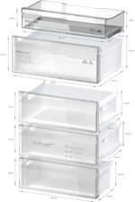 Bosch Fridge-Freezer 440lt Total NoFrost H203xW70xD66.7cm Inox KGN492IDF - Image 6