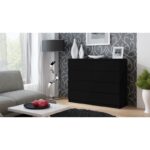 Czern Wooden Chest of Drawers with 8 Drawers CZERŃ 120x40x97cm - Image 4