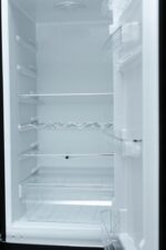 Ravanson Retro Fridge-Freezer 250lt H188.5xW54.5xD55cm Black LKK-250RB - Image 5