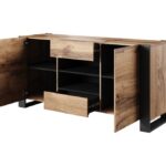 Cama chest of drawers WOOD wotan oak/antracite