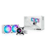 Asus ROG Strix LC III 240 v2 Water Cooling AIO CPU With 2 120mm Fans And White ARGB Lighting - Image 7