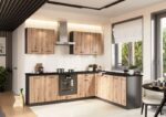 Cosmo Design ANIKA kitchen furniture set  artisan oak/graphite 2.0/2.6