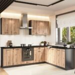 Cosmo Design ANIKA kitchen furniture set  artisan oak/graphite 2.0/2.6