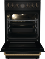 Gorenje Cooker 70lt with Ceramic Hobs W50cm. Black - Image 4