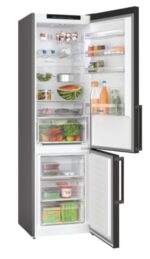 Bosch Fridge-Freezer 363lt NoFrost H203xW60xD66.5cm Black KGN39VXBT - Image 2