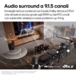 LG Soundbar 5.1 Bluetooth, HDMI και Wi-Fi 590W με Ασύρματο Subwoofer και Τηλεχειριστήριο Μαύρο S95TR - Image 4