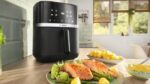 Bosch Air Fryer με Διπλό Αποσπώμενο Κάδο 6.1lt Μαύρο MAF462B0