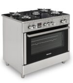 Ravanson Cooker 105lt with Natural Gas Hobs W90cm. Inox - Image 2
