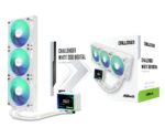 ASRock Challenger 360 Digital Water Cooling System AIO CPU With 3 Fans 120mm And ARGB Lighting White - Image 10