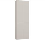 BATHROOM CABINET NEL DD 1K BASKET CASMERE COLOUR LONG DOORS - Image 4