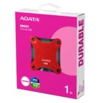 Adata USB 3.2 External 2.5" SSD 1TB Red - Image 6