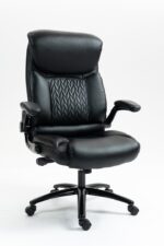Office Chair with Fixed Arms Black Active Jet - Image 6
