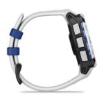 Garmin Instinct 3 Solar Aluminium 45mm Waterproof Smartwatch with Heart Rate Monitor (Whitestone and Blue Limited Edition) - Image 9