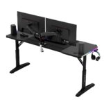 Huzaro Hero 4.6 RGB Black Gaming Desk - Image 6