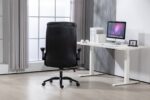 Office Chair with Fixed Arms Black Active Jet - Image 18