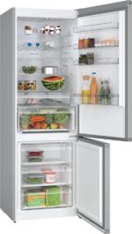 Bosch Fridge-Freezer 440lt Total NoFrost H203xW70xD66.7cm Inox KGN497LDF - Image 2