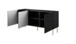 HOLE chest 152x42.5x74.5 cm matte black