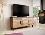 Cama sideboard LOTTA 150 3D wotan oak + mat black - Image 4