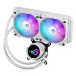 Asus ROG Strix LC III 240 v2 Water Cooling AIO CPU With 2 120mm Fans And White ARGB Lighting - Image 2
