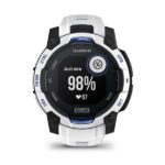 Garmin Instinct 3 Solar Aluminium 45mm Waterproof Smartwatch with Heart Rate Monitor (Whitestone and Blue Limited Edition) - Image 16