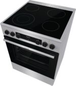 Gorenje Cooker 71lt with Ceramic Hobs W60cm. Inox - Image 5
