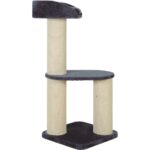 Zolux Scratching Post Cat Trees Black 50.5x50.5x112cm - Image 2