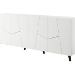 ETNA chest of drawers 200x42x82 white matt
