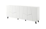 ETNA chest of drawers 200x42x82 white matt