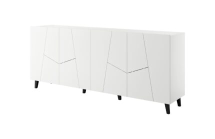ETNA chest of drawers 200x42x82 white matt