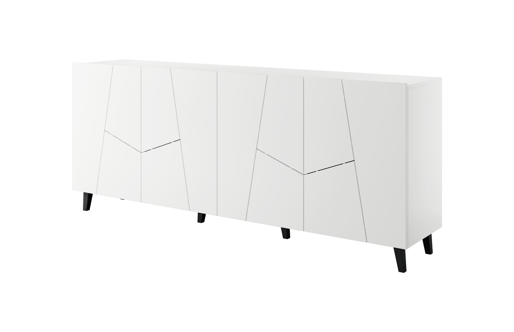 ETNA chest of drawers 200x42x82 white matt - Image 1