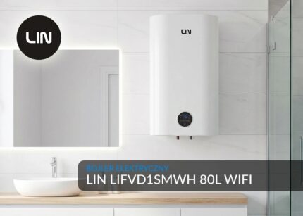 Electric water heater LIN LIFVD1SMWH WI-FI 80L SMART white