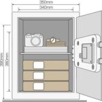Yale Safe with Digital Lock L39xW35xH36cm YYSV 390 DB2 - Image 5