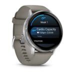 Garmin Venu 4 Stainless Steel 45mm Waterproof Smartwatch with Heart Rate Monitor (Silver with Silver Gray) - Image 3