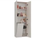 BATHROOM CABINET NEL DD 1K BASKET CASMERE COLOUR LONG DOORS - Image 6