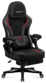 Huzaro Force 4.6 Carbon Fabric Gaming Chair with Footrest Black - Image 6
