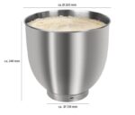 Bomann KM 6036 Stand Mixer 1500W with Stainless Mixing Bowl 10lt - Image 4