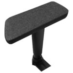 Aerocool Crown AeroWeave Fabric Gaming Chair with Adjustable Arms Ash Grey - Image 7