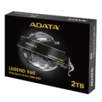 Adata Legend SSD 2TB M.2 Type with PCI Express 4.0 Connection and Heatsink PS5 Compatible ALEG-960-2TCS - Image 7