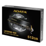 Adata Legend 900 SSD 512GB M.2 PCI Express 4.0 PS5 Compatible SLEG-900-512GCS - Image 7